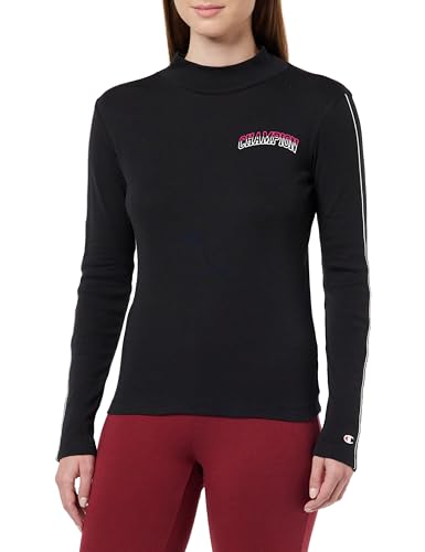 Champion Damska koszulka z długim rękawem, Czarny, M