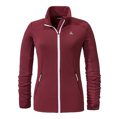 Schöffel Damska kurtka polarowa Lodron L, Dark Burgundy, 38