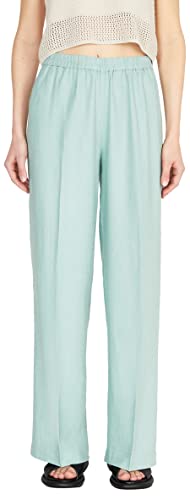 Sisley Spodnie damskie 484QLF03U spodnie, Aqua 18E, 38, Aqua 18e, 38