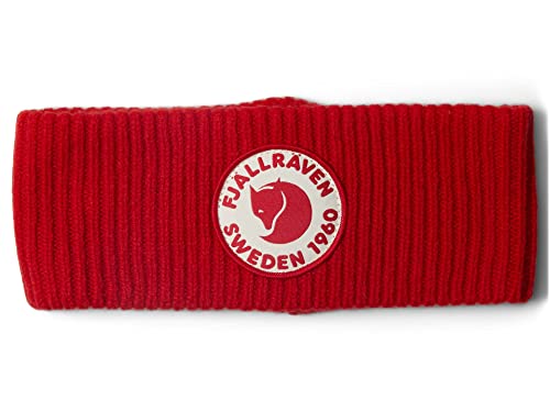 Fjällräven Unisex 1960 Logo Headband czapka, True Red, rozmiar uniwersalny, czerwony (True Red), jeden rozmiar