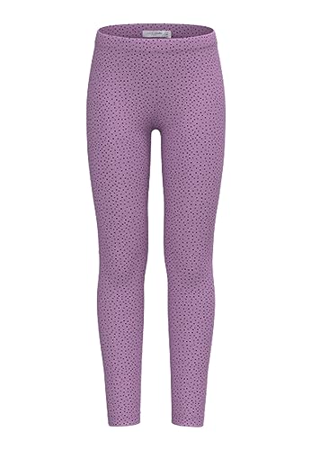 NAME IT Legginsy dziewczęce, Fioletowy tiul, 122 cm