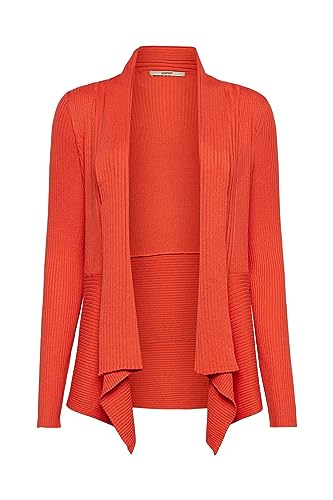 ESPRIT Damski 043EE1I312 kardigan, 870/CORAL ORANGE, XS, 870 / Coral Orange, XS