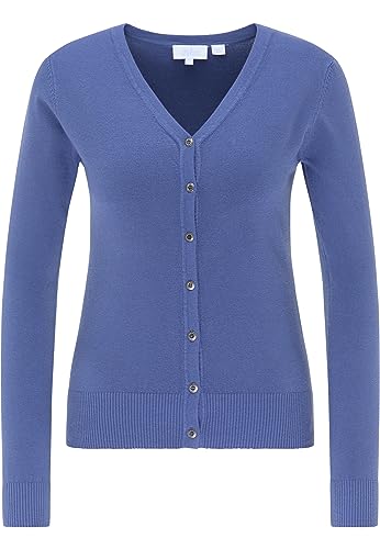 usha BLUE LABEL Damski sweter z dzianiny, niebieski, M-L