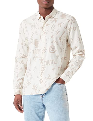 Sisley Koszulka męska, Beżowy 912, XL