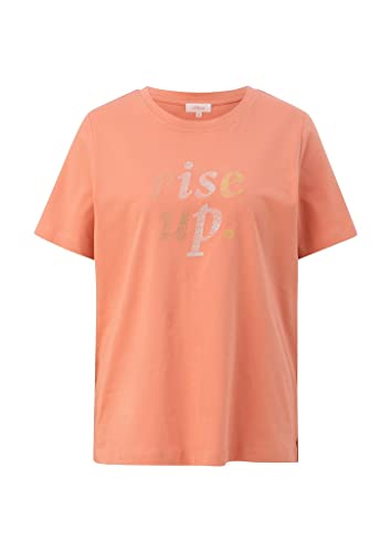 s.Oliver T-shirt damski, pomarańczowy, 40