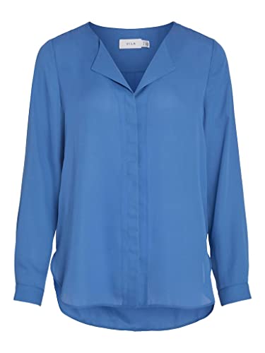Vila Damska bluzka Vilucy L/S Shirt-Noos, federal blue, XL