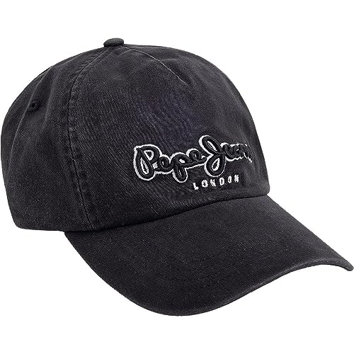 Pepe Jeans Damska czapka baseballowa Teba, czarny (czarny), Rozmiar uniwersalny