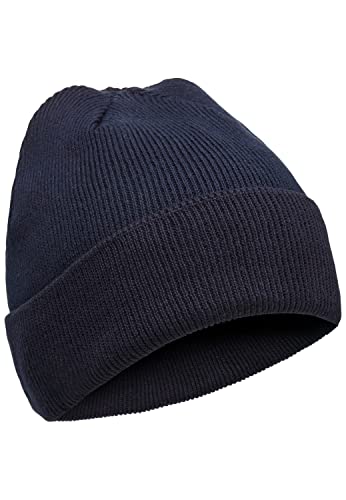 camel active Męska czapka beanie 406520/8M52, Night Blue, OS
