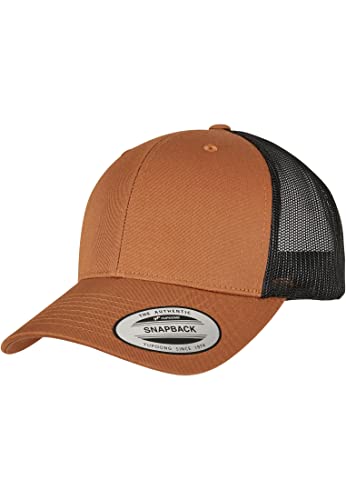 Flexfit czapka z daszkiem unisex, Caramel/Black, jeden rozmiar