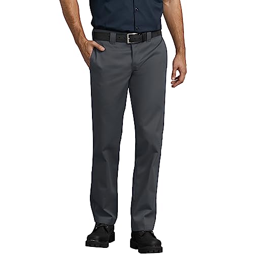 Dickies Spodnie męskie Straight Work Slim, Grafitowy szary, 34W / 30L