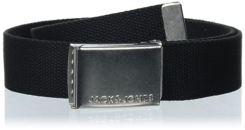 Jack & Jones Jaclandon męski pasek tkany, czarny, 80