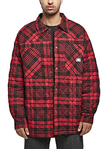 SOUTHPOLE Męska kurtka flanelowa, DarkRed, XL