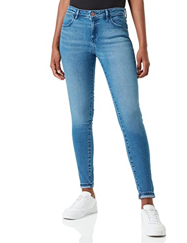 Wrangler Damskie spodnie skinny, Tidal Wave, 27W / 32L