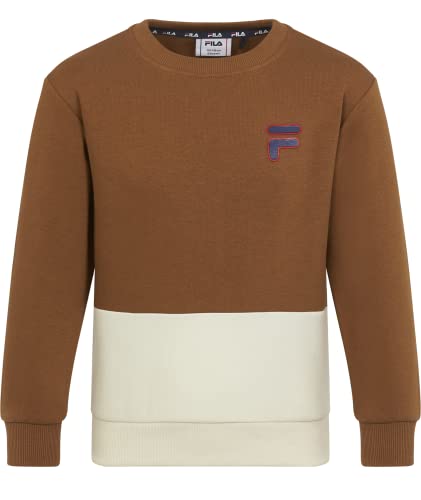 FILA Bluza dziecięca uniseks BINDERUP Crew Neck Sweatshirt, Nuthatch-Egret, 86/92