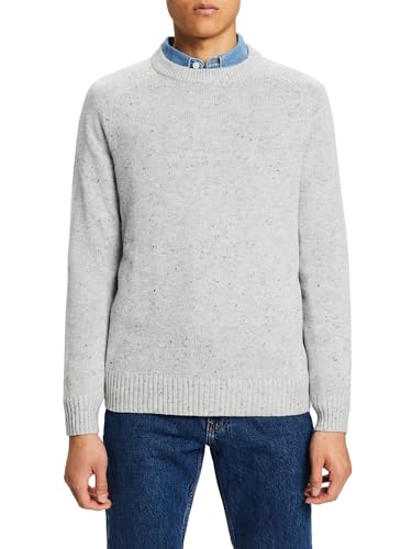 ESPRIT sweter męski, 040/jasnoszary, XS