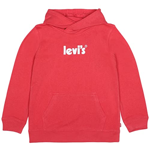 Levi's Kids Chłopięca bluza z kapturem z logo LVB 8EE487, chryzantema, 6 lat, chryzantema, 6 Lat
