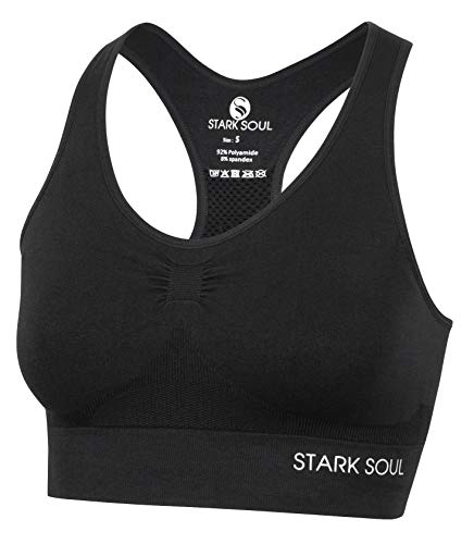 STARK SOUL Bra Light Support - biustonosz sportowy dwuwarstwowy dla kobiet, rozmiary S, M i L