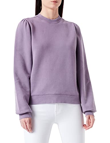 7 For All Mankind Bluza damska Puff Sleeves, fioletowy, M