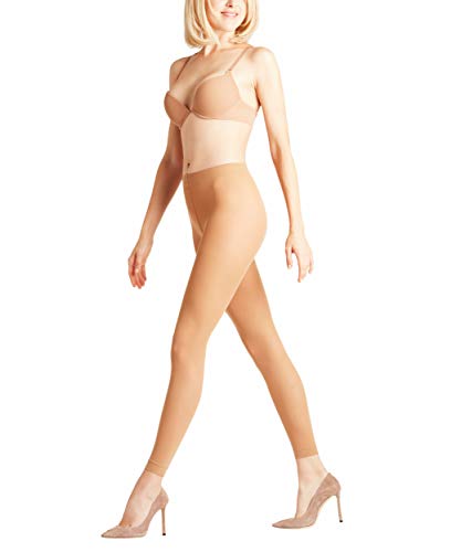 FALKE Kobiety Legginsy Matt Deluxe 30 DEN W LE Przezroczyste 30 Den przezroczyste jednokolorowe 1 Para, Brązowy (Powder 4069), M-L