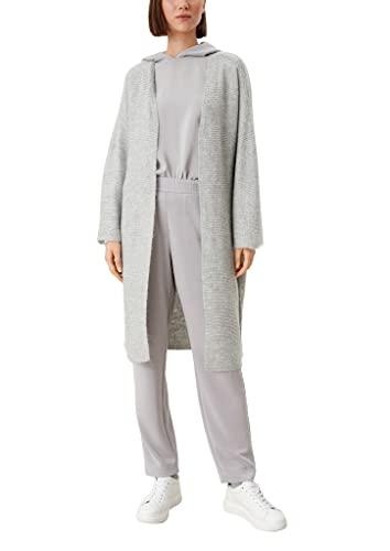 s.Oliver BLACK LABEL Damska kurtka z długim rękawem Loose Fit, szary melanż, M