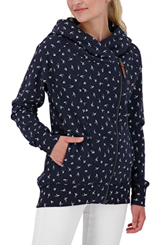 Alife and Kickin damska bluza z kapturem, morska, M