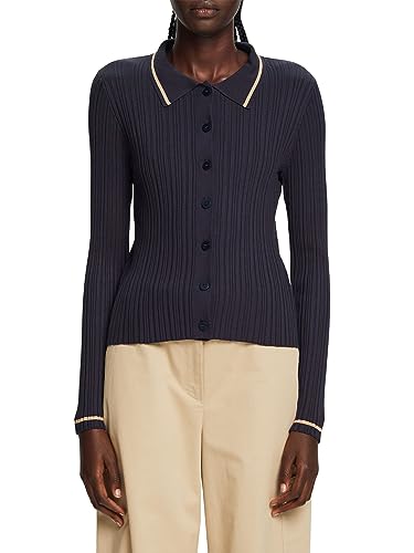 ESPRIT Damski kardigan z dzianiny, 450/Petrol Blue, XXL