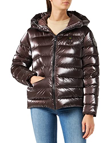 Blauer Damska kurtka pikowana Blouson, 386 kawa palona, średnia