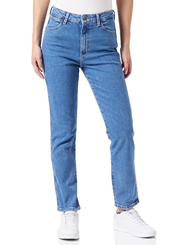 Wrangler Damskie spodnie retro skinny Pants, Stonewash MID, W30 / L32