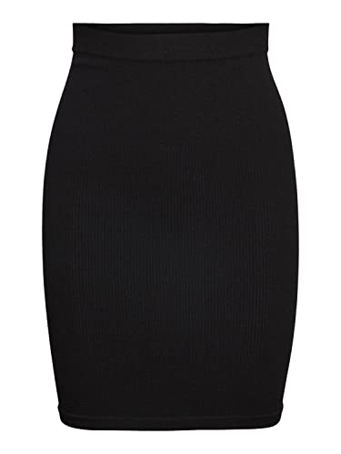 Vero Moda VMEVE Short Skirt Damska spódnica do formowania, czarna, XS-S, Czarny