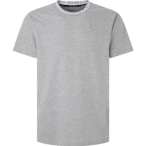Pepe Jeans Koszulka męska Warian, Szary (ciemnoszary Marl), S