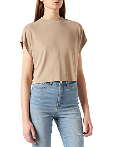 Urban Classics Damska koszulka z krótkim rękawem Modal Short Tee, Softtaupe, XXL