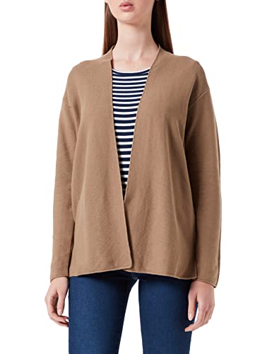 TOM TAILOR Damski Kardigan ze strukturą 1030344, 28722 - Dark Sepia, S