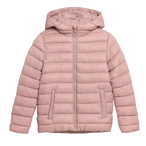 4F JUNIOR Down Jacket dla dziewczynek, LIGHT PINK, 164