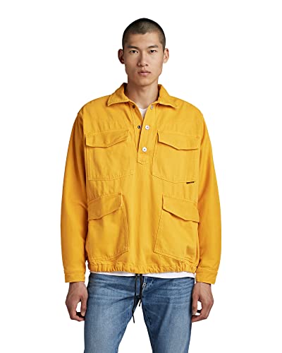 G-STAR RAW Męska kurtka Shanorak, żółta (Dull Yellow gd D300-D849), M, Żółty (Dull Yellow Gd D300-d849), M