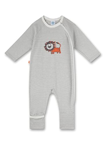 Sanetta Unisex Baby 221870 piżama dla małych dzieci, biała (White Pebble), rozmiar 50, White Pebble, 50