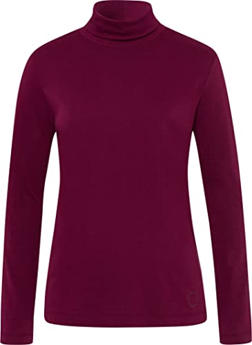 BRAX Damska koszula Camilla Peached Single Jersey Solid Shirt, Cherry, 46