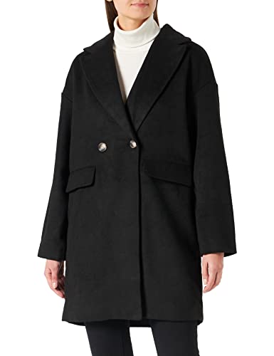 VERO MODA Vmkendall Coat Boos płaszcz damski, czarny/szczegół: solidny., M