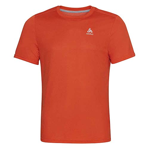 Odlo Męski T-shirt F-Dry z okrągłym dekoltem, Pureed Pumpkin, M