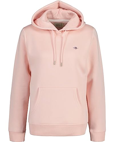 GANT Damska bluza z kapturem Rel Shield, Faded Pink, XS