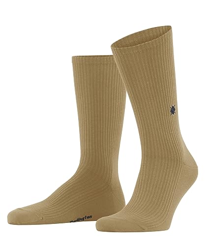 Burlington Mężczyźni Boston M SO Organiczna Bawełna jednokolorowe 1 Para, Beżowy (Toffee 4670), 40-46