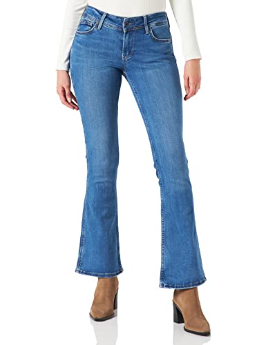 Pepe Jeans Nowe dżinsy damskie Pimlico, Niebieski (denim-wr0), 26W / 32L