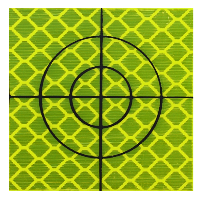 Folia dalmiercza żółta tarczka 60mm x 60mm FD60-Ż
