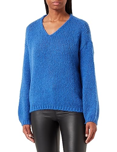 Bestseller A/S Damski sweter VMADA LS V-Neck GA NOOS, Beaucoup Blue, XXL, Beaucoup Blue, XXL
