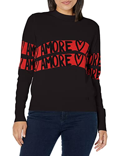 Desigual JERS Amore sweter damski, czarny, XL