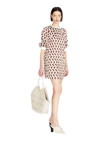 Sisley Damska sukienka 4L5WLV02X, wielokolorowa, 62Q, 34, Wielokolorowy 62 q, 34