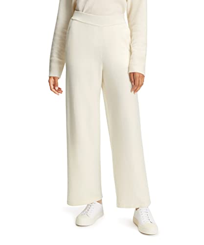 FALKE Damskie spodnie z dzianiny, off-white, M