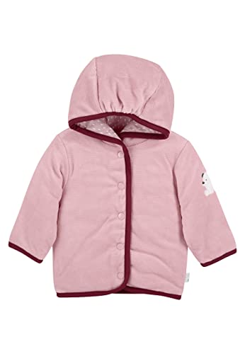 Sterntaler Dziecięca kurtka z kapturem Nicki Eisbär Elia, Rosa, 68 cm