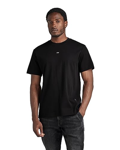G-STAR RAW Moto Loose R T T-Shirt męski, Czarny (Dk Black D23464-d275-6484), L