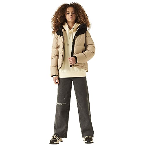 Garcia Kids Dziewczęca GJ220805 Anorak, wybielany Almond, 128