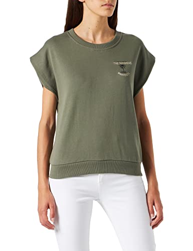 Garcia Bluza damska, khaki-zielony (Oil Green), S